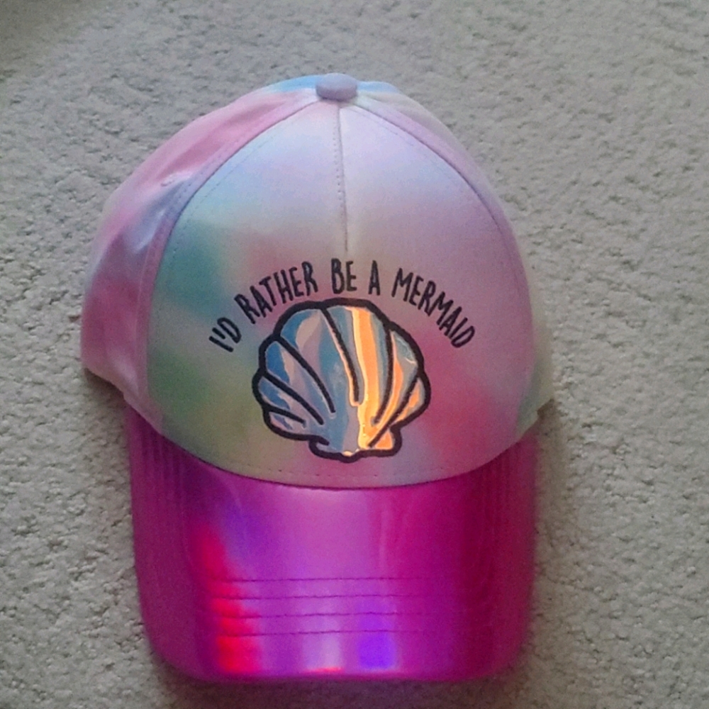 I'd rather be a mermaid hat